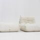 Vintage Togo chair with ottoman 1980s by Michel Ducaroy for Ligne Roset