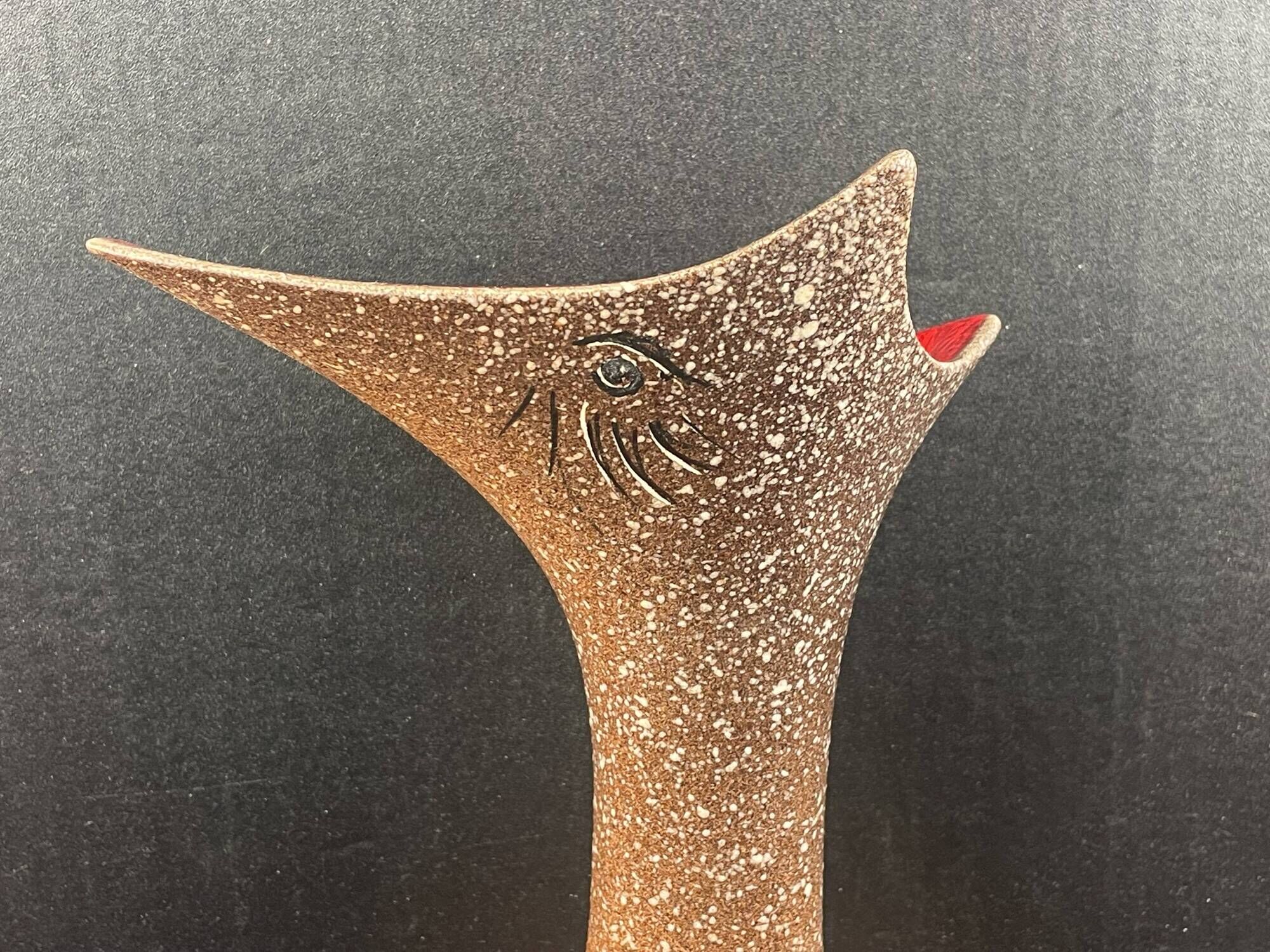 Contemporary ceramic vase poterie du breuil signed bruno h 50 cm circa 1960