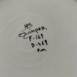 Vintage HB Quimper plate