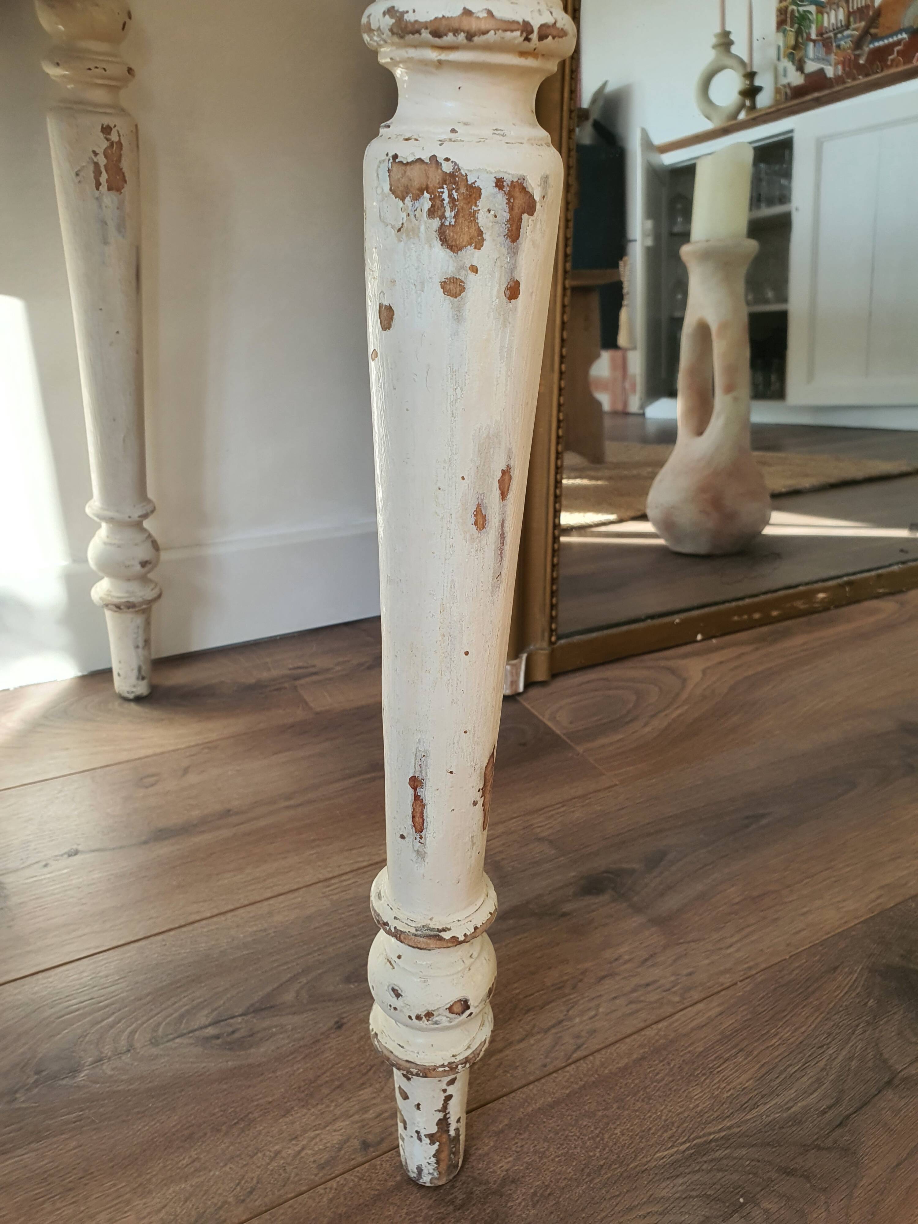 Vintage 1-drawer wooden table