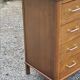 Vintage oak chest of drawers feet compass 4 drawers from the 50s