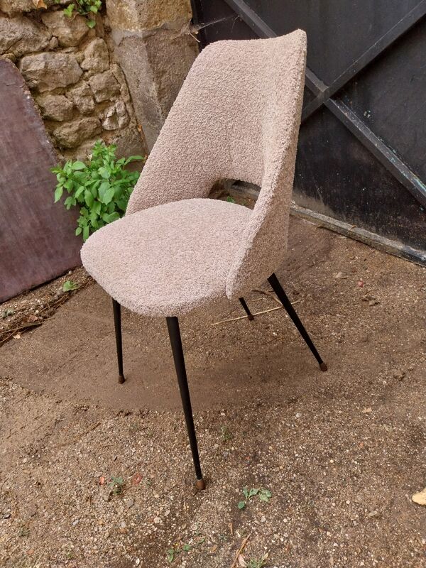 Chaise vintage retapissée
