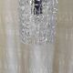 Glass and gilded metal suspension - mid 20th century