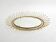 Erdecor Escaut retractable mirror tray • Gilded with fine gold • 1950