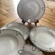 Set of 8 deep plates, Saint Amand ironstone.