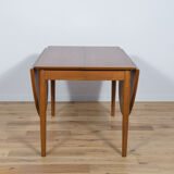 Table à manger extensible en teck, années 1960