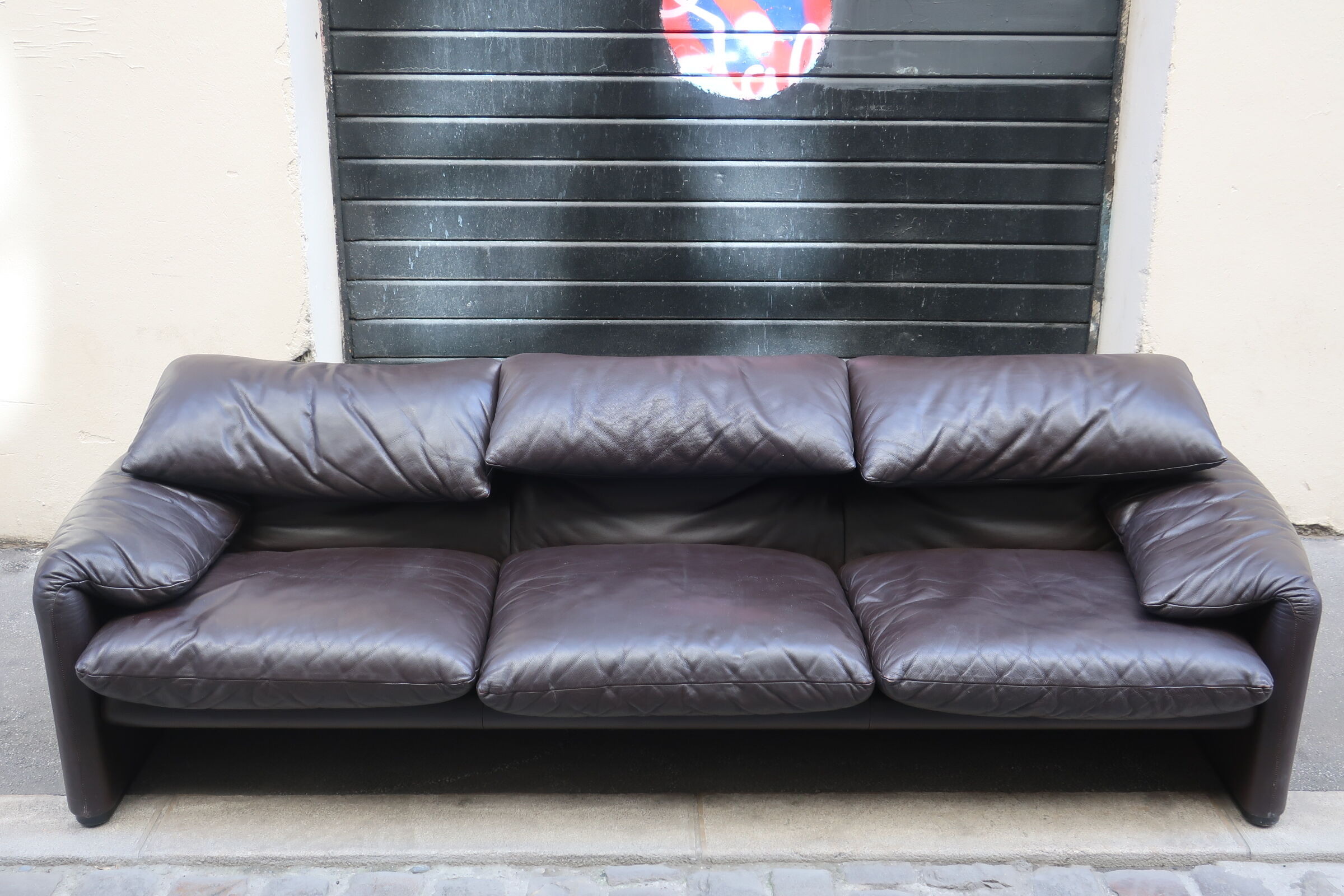 Canapé Maralunga de Cassina, édition des années 80