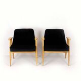 Set of Model 366 Armchairs by Józef Chierowski, Poland, 1960s