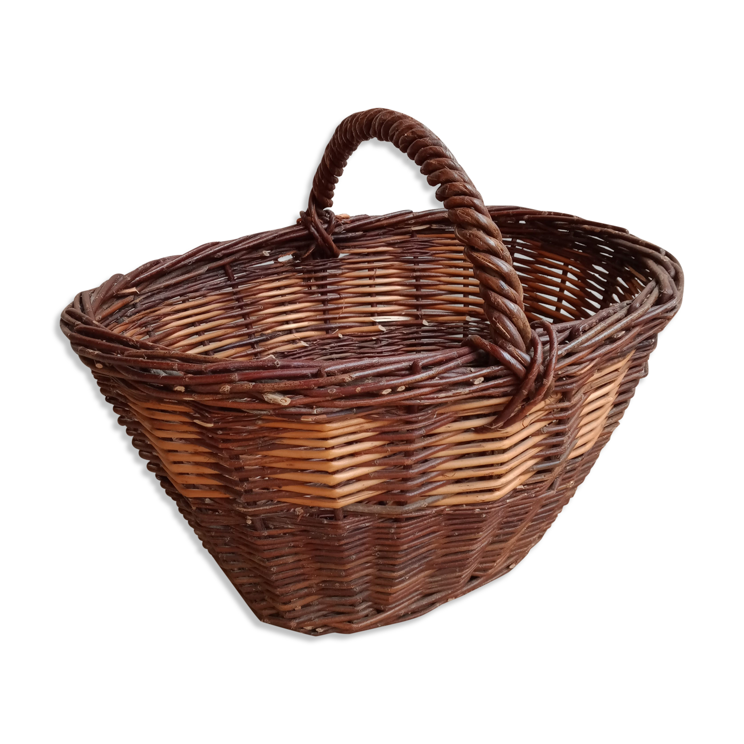 Old wicker basket