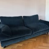 Am.pm alwine 3-seater velvet sofa
