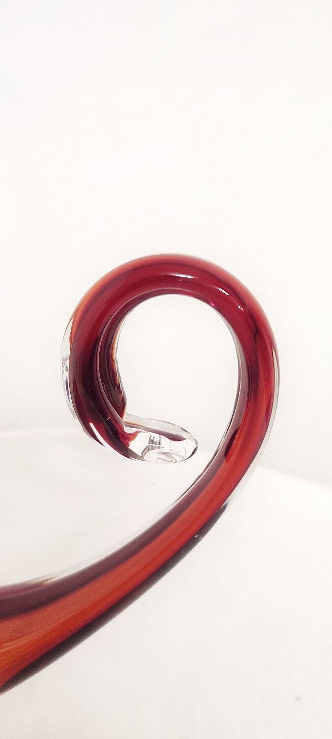 Murano glass centerpiece. Italy, 1960s.