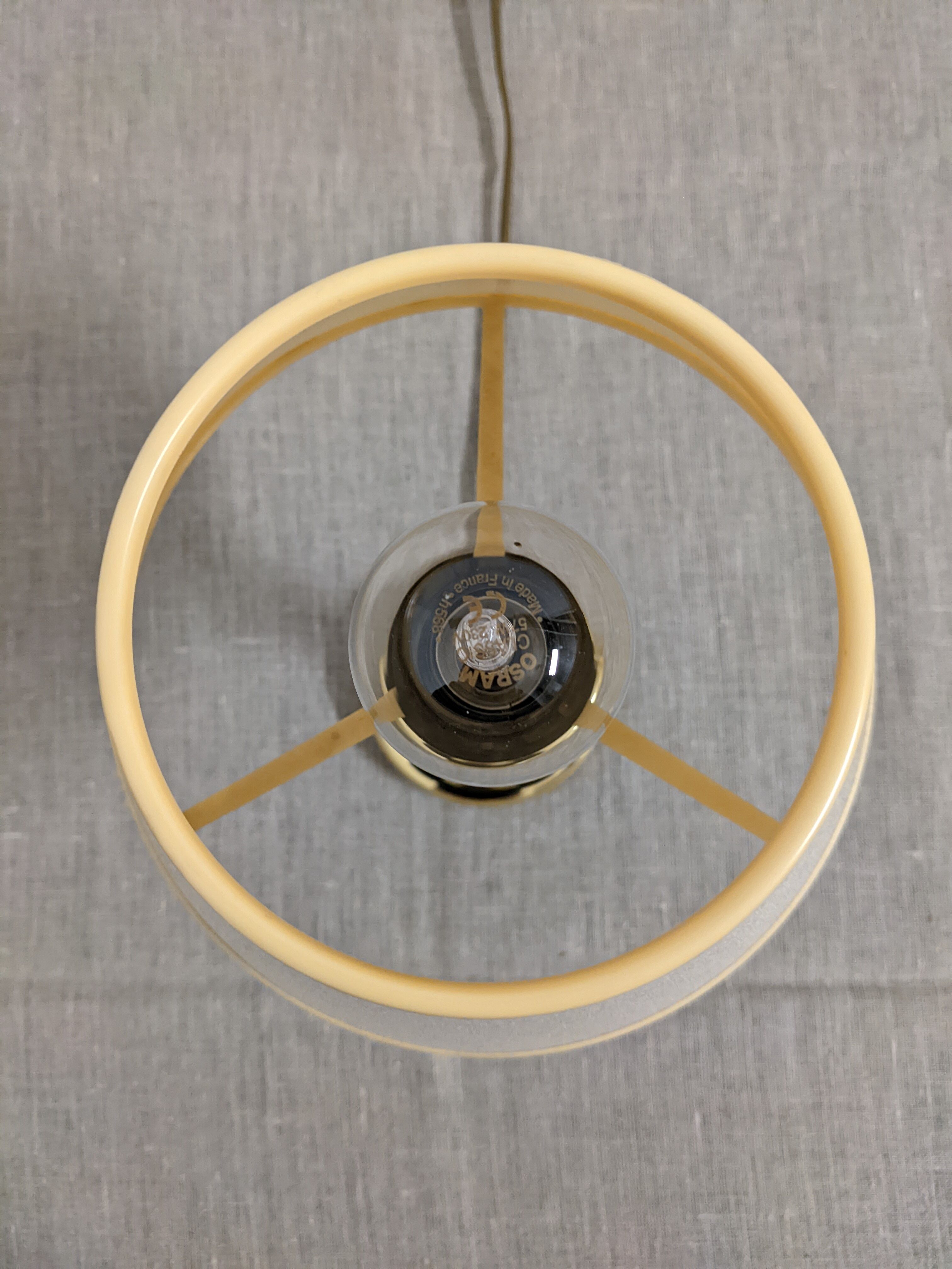 Brass bedside lamp from the 70s