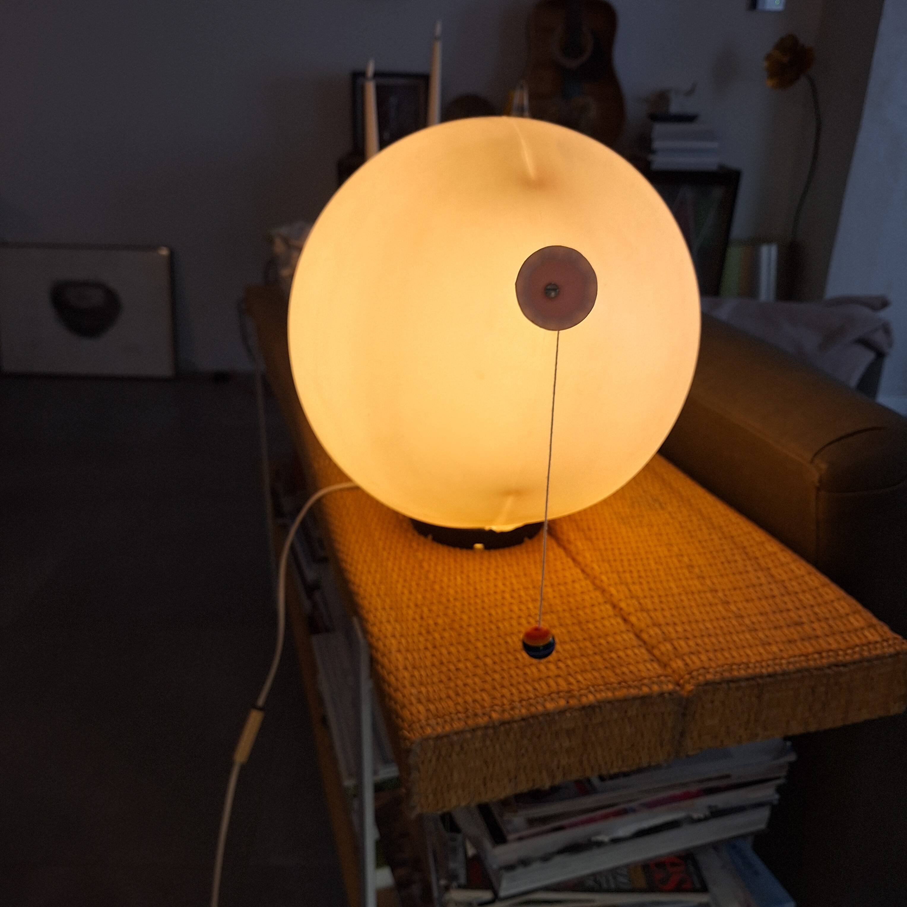 Balloon lamp by Yves Christin for Bulimen Otalie 1980