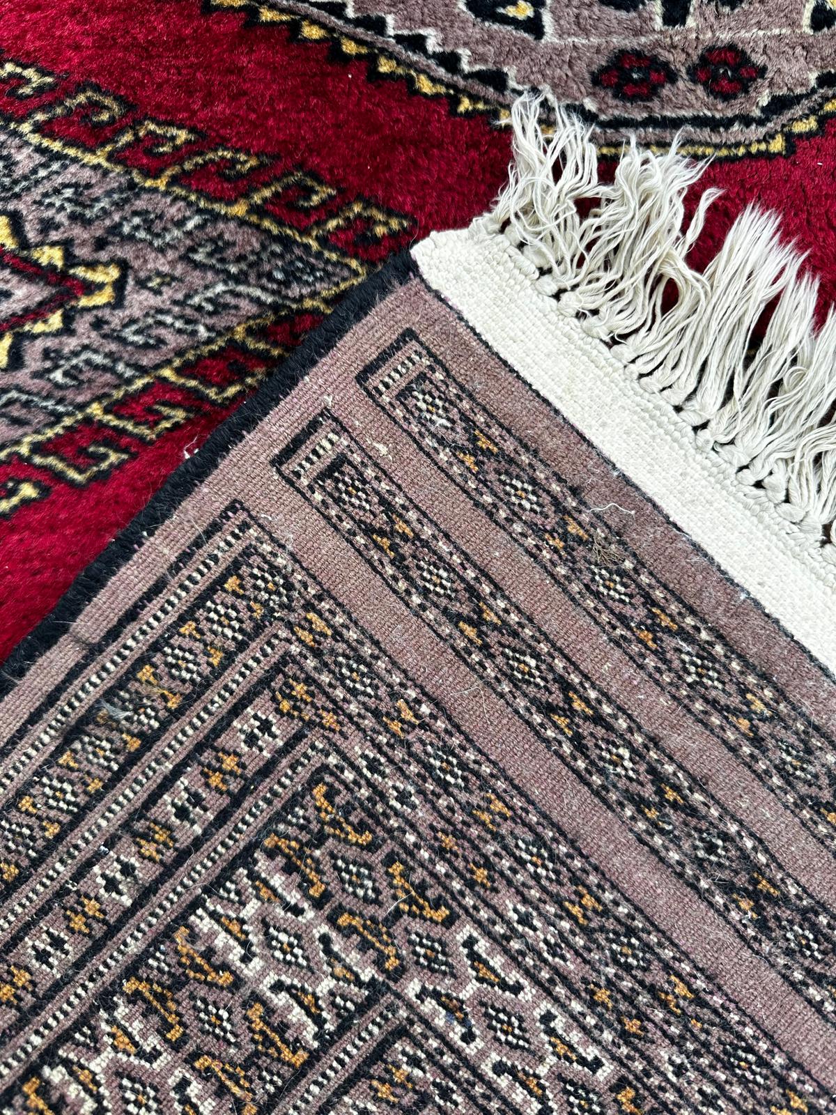 Handmade Pakistani rug 130cm x 80cm