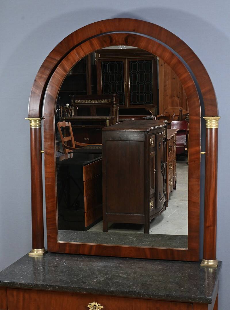 Mahogany dressing table, Empire period – Early 19th century