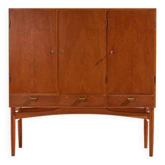 Beech highboard by poul m. volther for fdb møbler (mk10396)