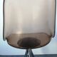 Pair of designer altuglas chairs, chrome base, vintage 1970