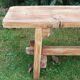 Banc de ferme en chêne