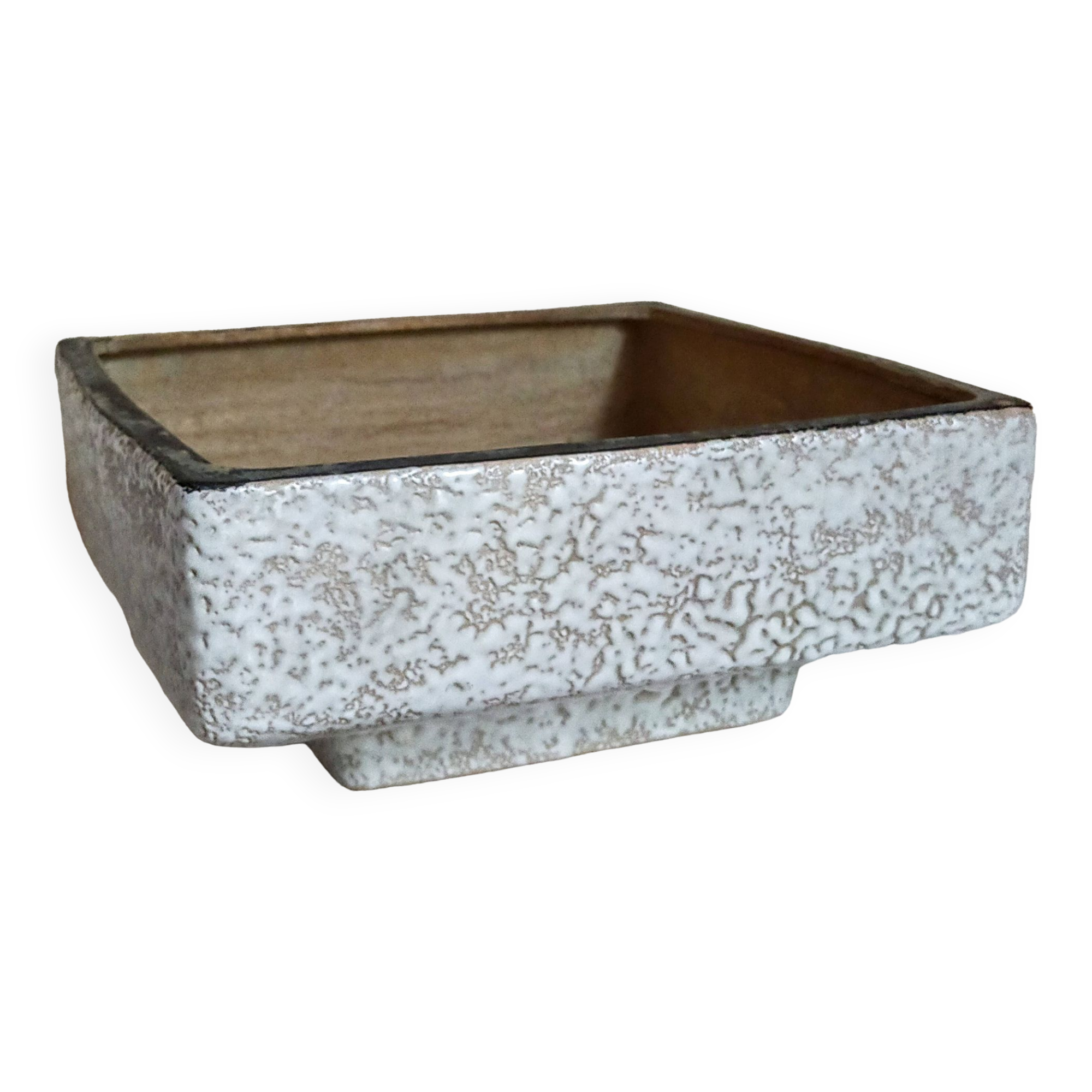 Vetter west-germany ceramic cactus or bonsai pot from the 1950s
