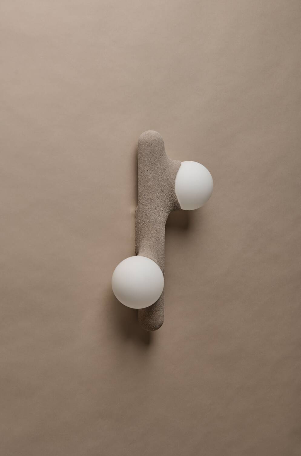 Prickly pear applique - natural sand