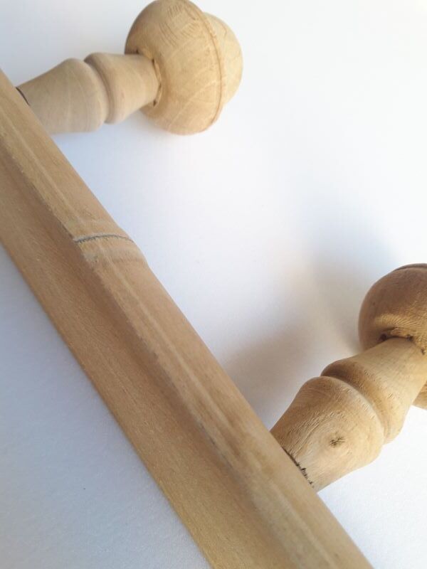 Coat rack integrated wood wall mounts