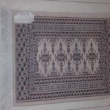Pakistanis in hand made wool rug 70x50cm