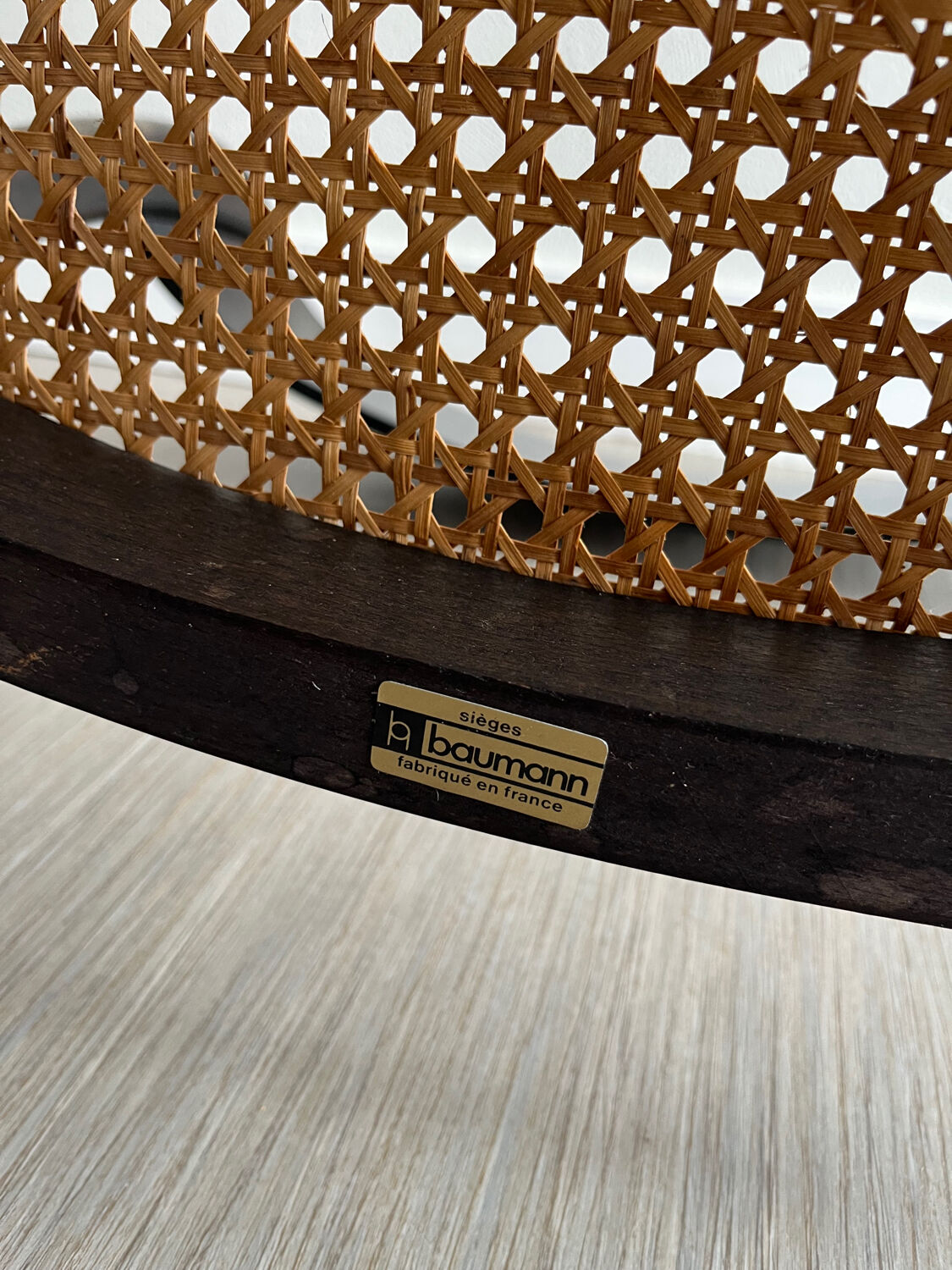 Chaise traîneau Baumann vintage