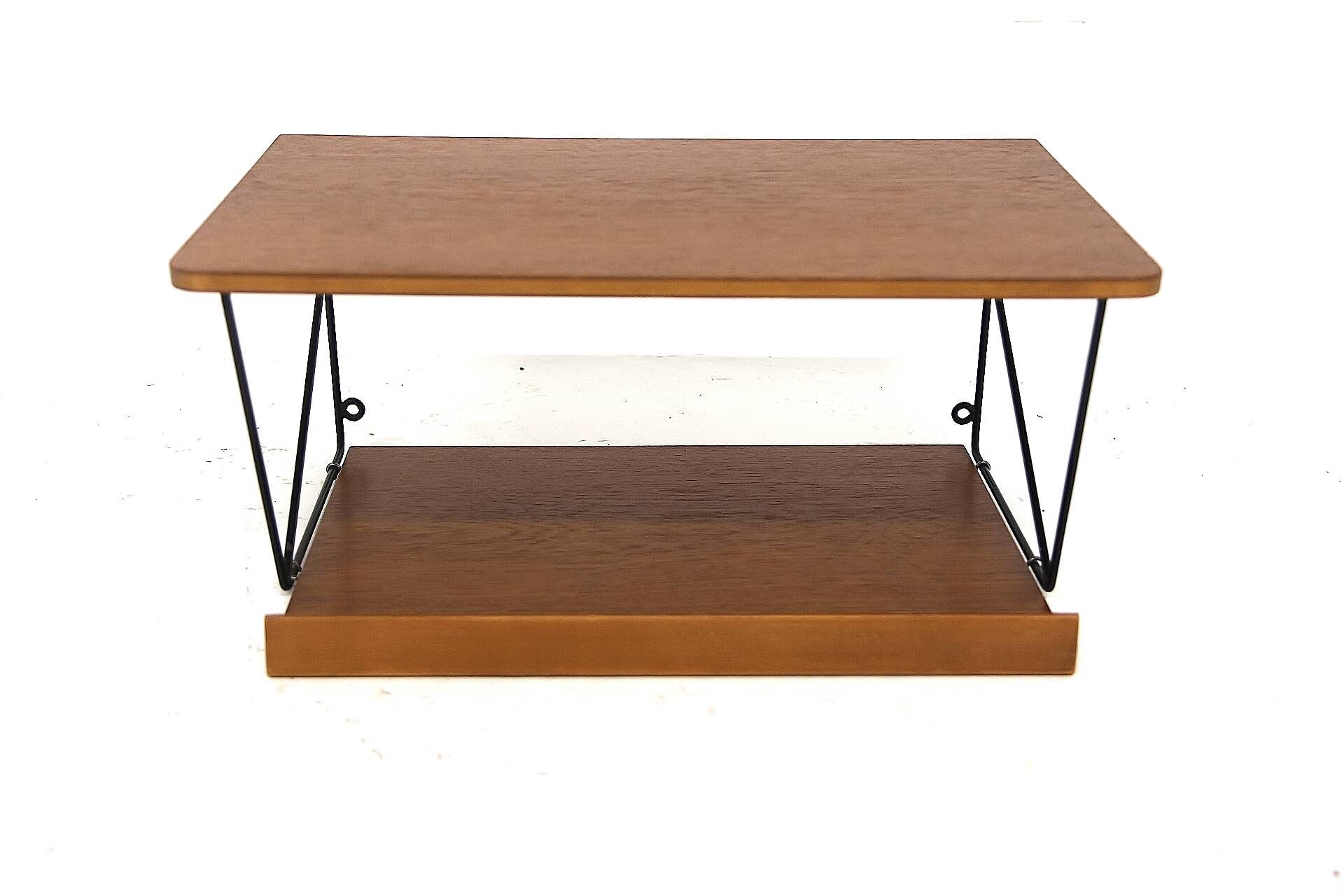 Wall shelf, Scandinavian bedside table in teak, Sweden, 1950.