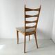 Series of 4 vintage chairs refurbished