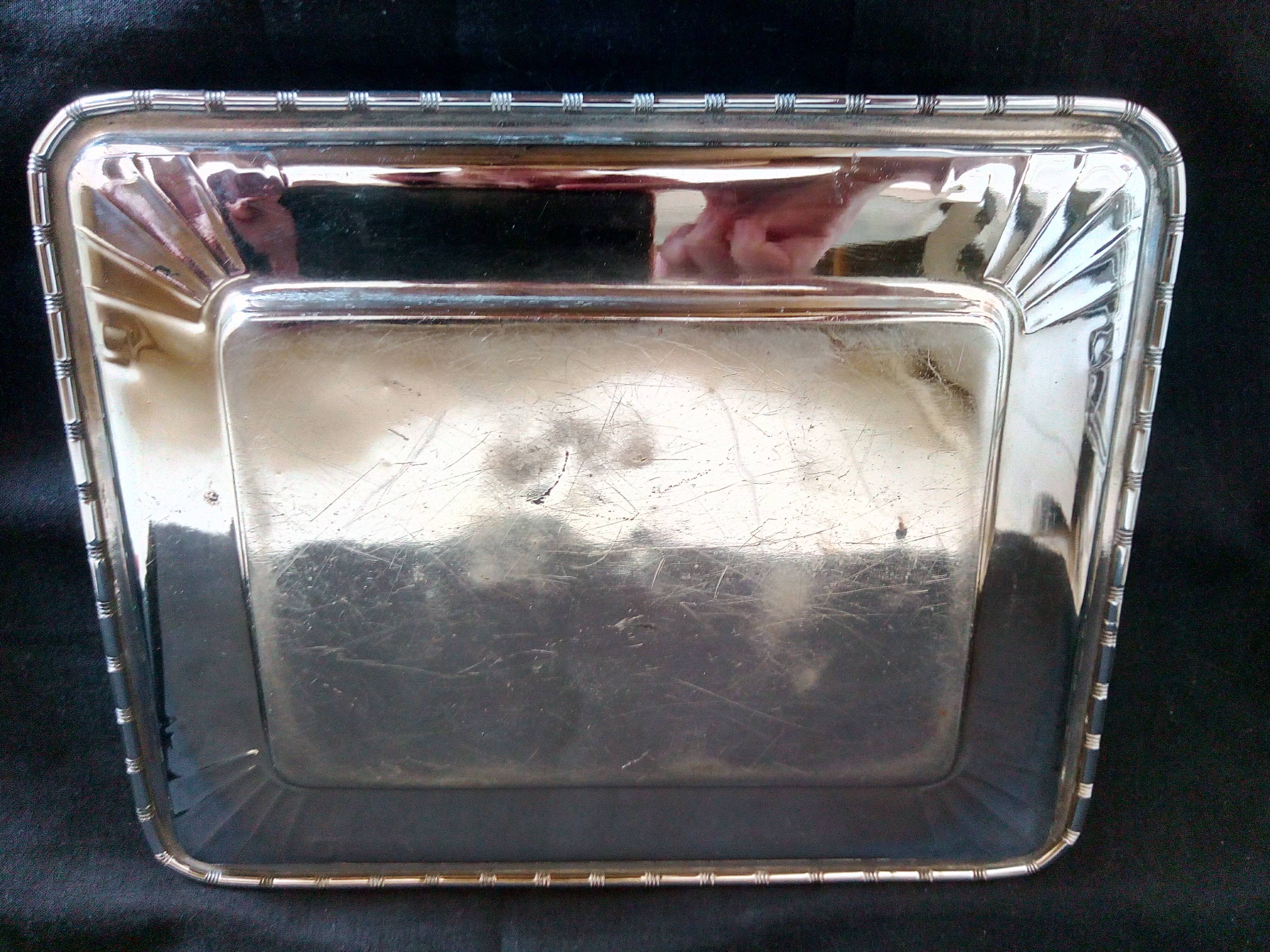 Art Deco cookie jar in chrome metal and glass