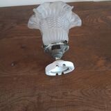 Vintage opaline tulip lamp
