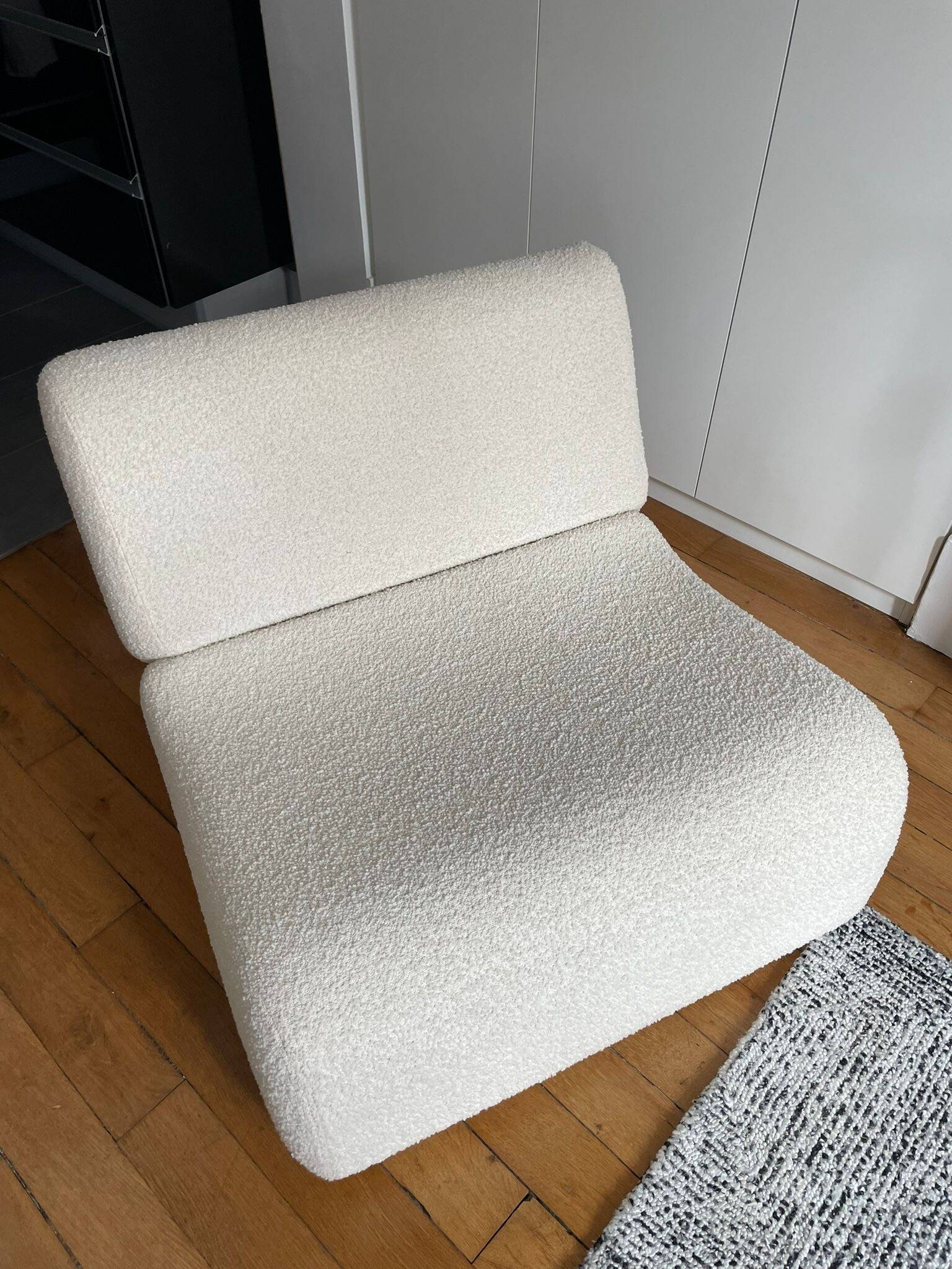 Modular wool chaise longue from The Socialite Family