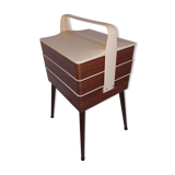 Boîte à coudre du milieu du siècle avec Asystent 1950/60s