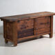 Low buffet in elm with four doors and three drawers – China, circa 1930