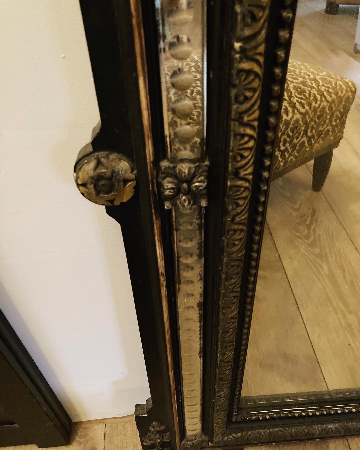 Old mirror Napoleon III