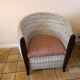 Rattan armchair modern design