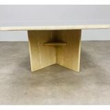 Travertine rectangle coffee table