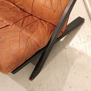 Ueli Berger for De Sede DS80 Lounge Chair, Tanned Leather
