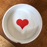 Set of 4 ashtrays playing cards crippa milano