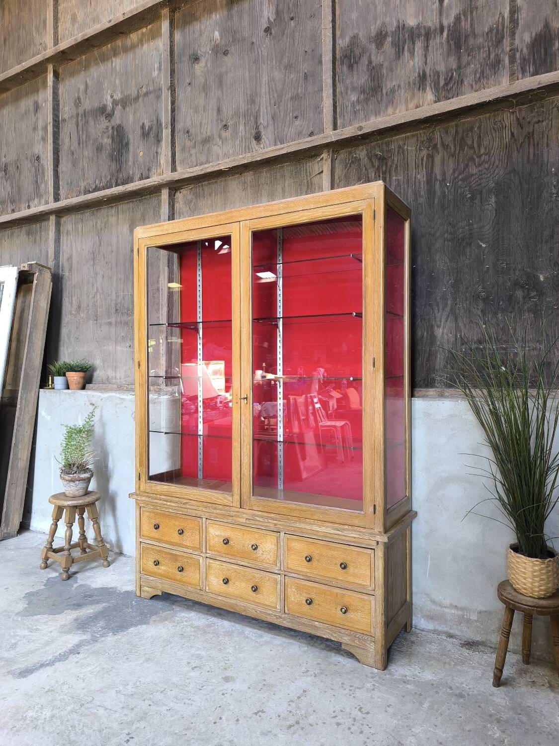 1950s trade furniture display case