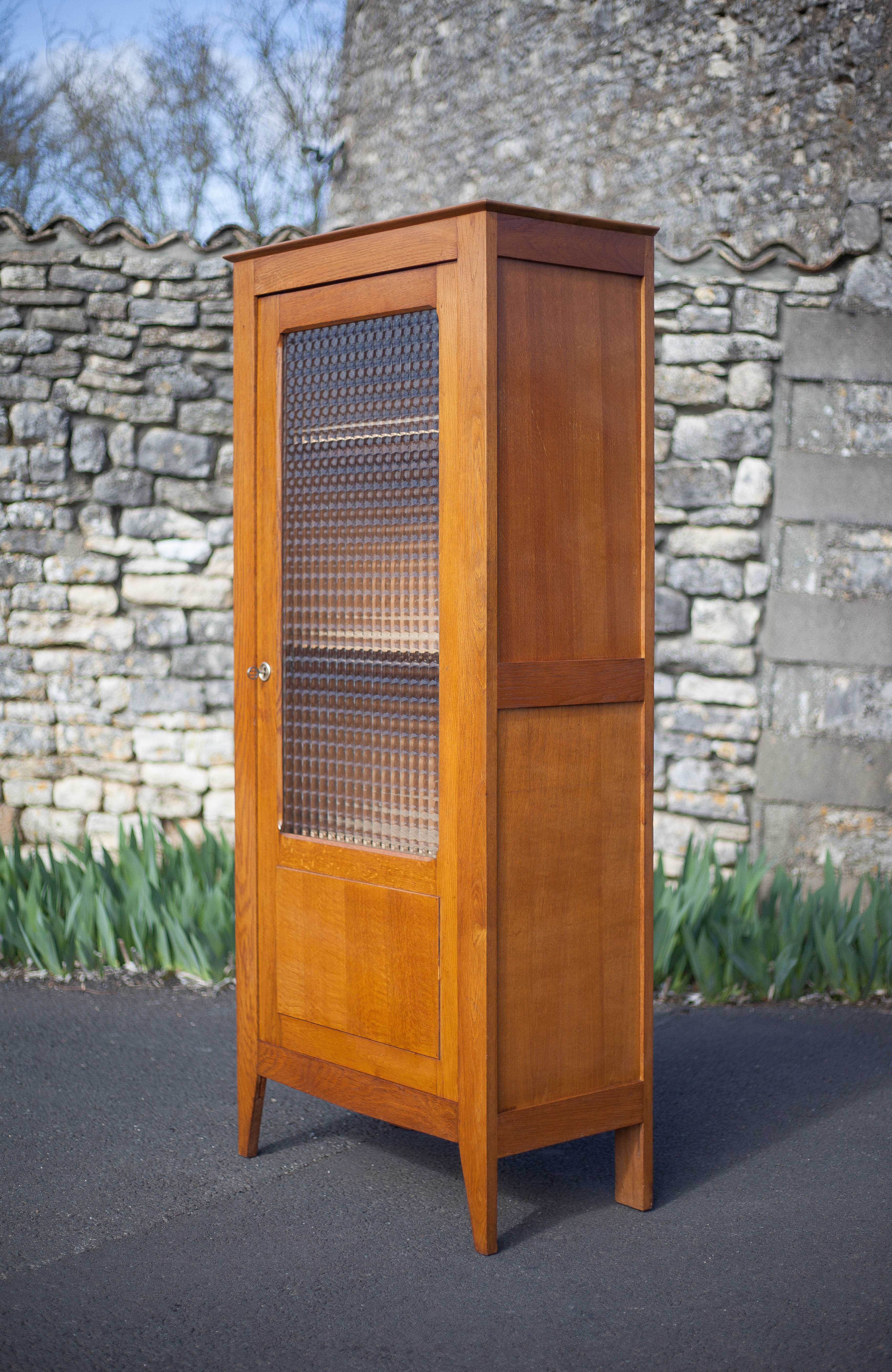 Hosiery, glazed school cabinet