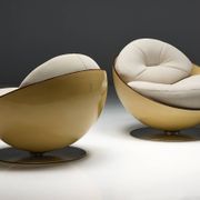 Esfera lounge chairs by Ricardo Fasanello, Brazil, late 1960s