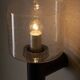 Glashütte Limburg conical bubble glass outdoor sconce