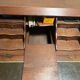 Oak secretary desk