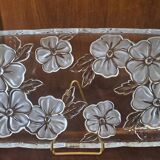 Rectangular glass serving dish