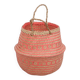 Foldable Basket, 31 cm Strawberry Decorative Storage Basket, Knit Basket