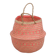 Foldable Basket, 31 cm Strawberry Decorative Storage Basket, Knit Basket