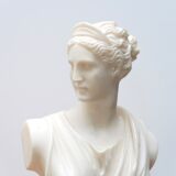 Greek bust of Diana in resin, 70s