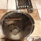 2 vintage accordion mirrors