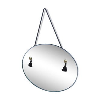 Miroir rond biseauté 27x27cm